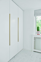 Furnipart - Edge Straight - greb i Aluminium Børstet messing CC7x160mm L12